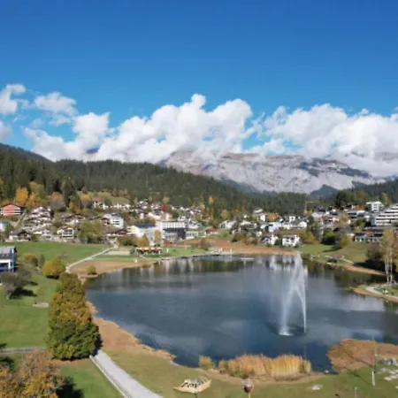 Lovely 1-Bedroom Vacation Studio Apartment With Pool And Sauna Laax Extérieur photo